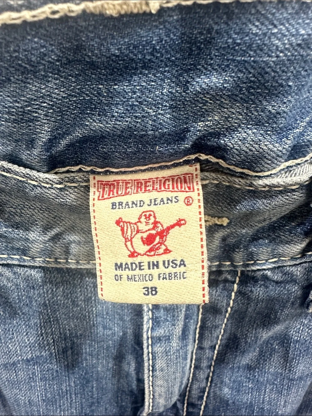 True Religion Men’s Light Blue Straight Jeans
